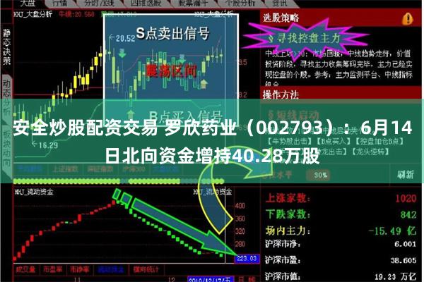 安全炒股配资交易 罗欣药业（002793）：6月14日北向资金增持40.28万股